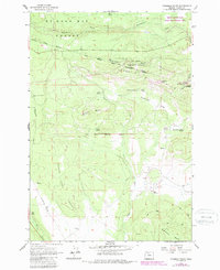 Foreman Point 1962 topographic map preview