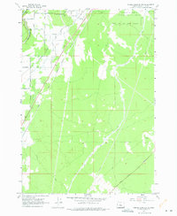 Forked Horn Butte 1962 topographic map thumbnail