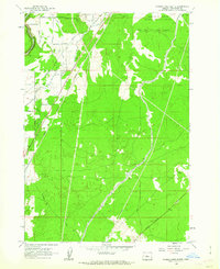 Forked Horn Butte 1962 topographic map thumbnail