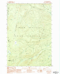 Fort Butte 1988 topographic map thumbnail
