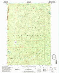 Fort Butte 1996 topographic map thumbnail