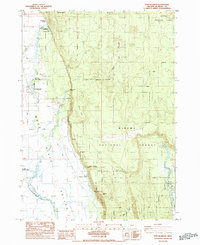 Fort Klamath 1985 topographic map preview