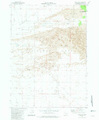 Fossil Lake 1981 topographic map preview