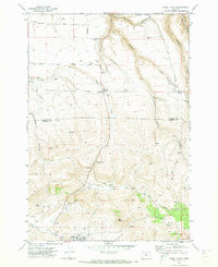 Fossil North 1970 topographic map thumbnail