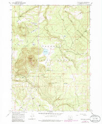 Foster Butte 1966 topographic map thumbnail
