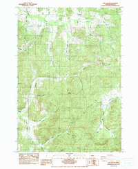Fox Hollow 1984 topographic map thumbnail