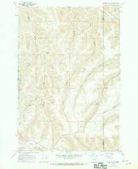 Franklin Hill 1968 topographic map thumbnail