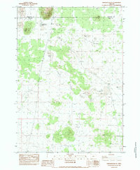 Frederick Butte 1983 topographic map thumbnail
