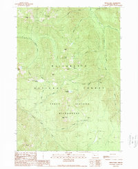 French Mountain 1989 topographic map thumbnail