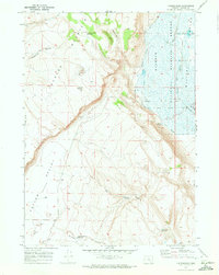 Frenchglen 1967 topographic map thumbnail