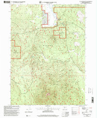 Fuego Mountain 1998 topographic map thumbnail