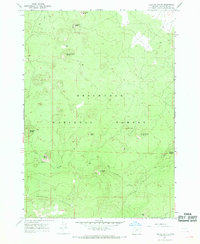 Fuzztail Butte 1967 topographic map thumbnail
