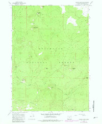 Fuzztail Butte 1967 topographic map thumbnail