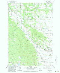 Gales Creek 1979 topographic map thumbnail
