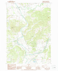 Garden Valley 1987 topographic map thumbnail