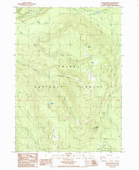 Garwood Butte 1985 topographic map thumbnail