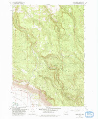 Gasset Bluff 1993 topographic map thumbnail