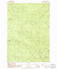 Gawley Creek 1986 topographic map thumbnail