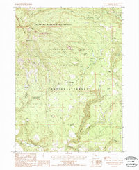 Gearhart Mountain 1988 topographic map thumbnail