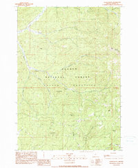 Gerow Butte 1990 topographic map thumbnail