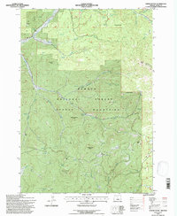 Gerow Butte 1992 topographic map thumbnail