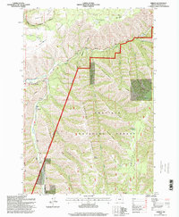 Gibbon 1995 topographic map thumbnail