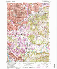 Gladstone 1961 topographic map preview