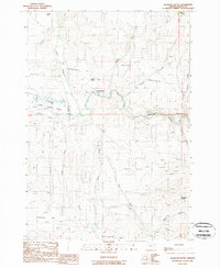 Glasgow Butte 1988 topographic map thumbnail