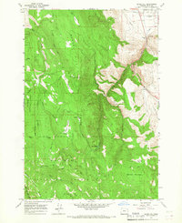 Glass Hill 1965 topographic map thumbnail