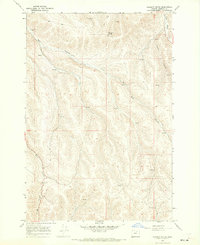Gleason Butte 1968 topographic map thumbnail