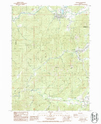 Glendale 1986 topographic map thumbnail