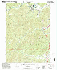 Glendale 1996 topographic map thumbnail