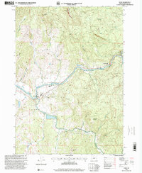 Glide 1987 topographic map thumbnail