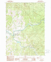 Glide 1987 topographic map thumbnail