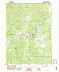 Gold Hill 1983 topographic map thumbnail