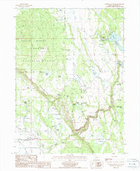 Goodlow Mountain 1988 topographic map thumbnail