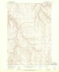 Gooseberry 1968 topographic map thumbnail