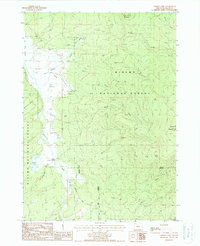 Gordon Lake 1988 topographic map thumbnail