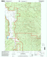 Gordon Lake 1998 topographic map thumbnail