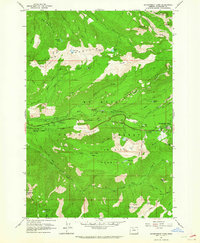 Government Camp 1962 topographic map thumbnail