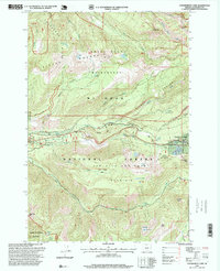 Government Camp 1997 topographic map thumbnail