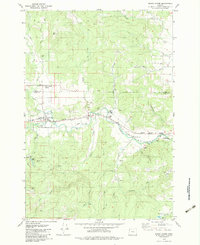 Grand Ronde 1979 topographic map thumbnail