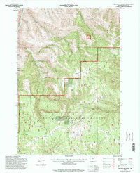 Granite Meadows 1995 topographic map thumbnail