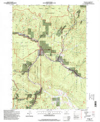 Granite 1995 topographic map thumbnail