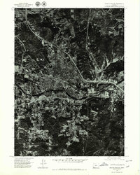 Grants Pass NE 1974 topographic map thumbnail