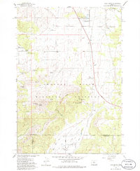 Gray Butte 1985 topographic map thumbnail