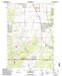 Gray Butte 1992 topographic map thumbnail