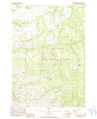 Graylock Butte 1990 topographic map thumbnail