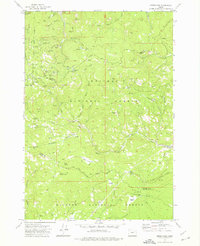 Greenhorn 1972 topographic map thumbnail