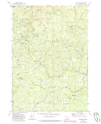 Greenhorn 1972 topographic map preview